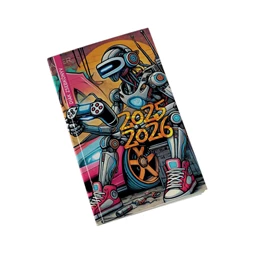 Diák zsebkönyv REALSYSTEM papírborító 125x205mm graffiti 2025-2026