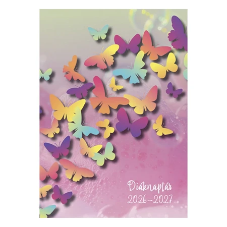 Diák zsebkönyv TOPTIMER papírborító B/6 heti 120x170mm Gömbök 2025-2026