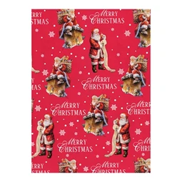 Díszcsomagoló papír 70x200cm Clairefontaine/Eurowrap tekercses 57g karácsonyi vegyes minták