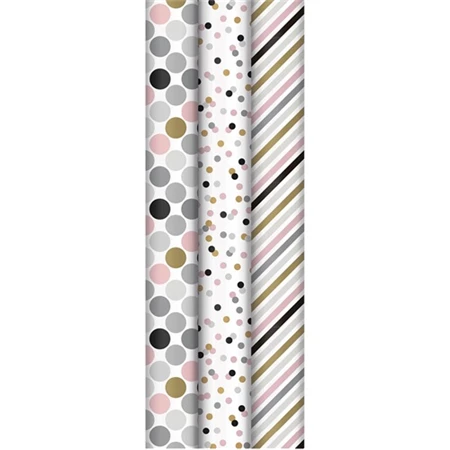 Díszcsomagoló papír Clairefontaine 200x70cm általános basic 3 féle