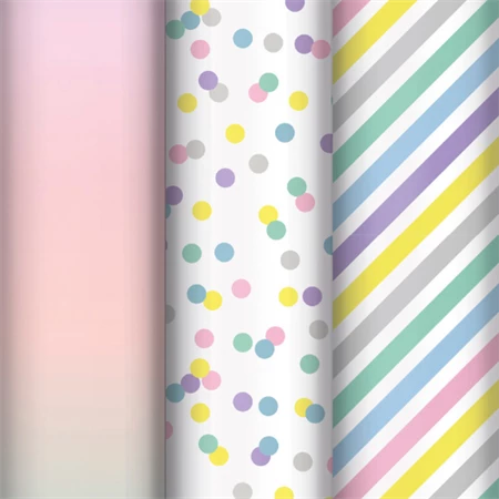 Díszcsomagoló tekercses Clairefontaine Alliance 70x1000cm 57g vegyes minták