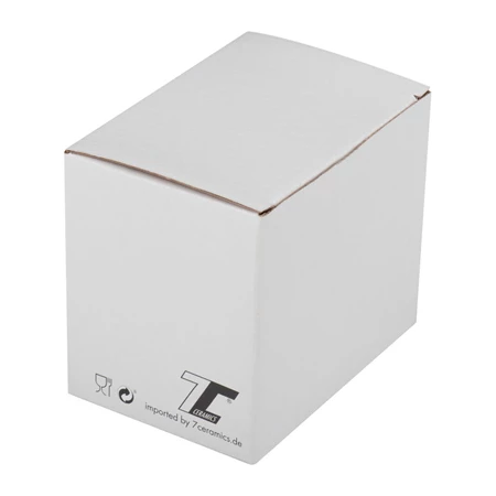 Díszdoboz bögréhez Méret: 11,5 x 8,5 x 10 cm fehér karton