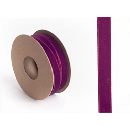 Díszkötöző szalag bársony 9mmx10m magenta