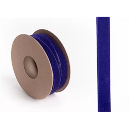 Díszkötöző szalag bársony 9mmx10m sötétkék