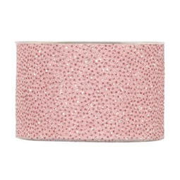 Díszkötöző szalag textil glitteres 63mm x 20 m rózsaszín