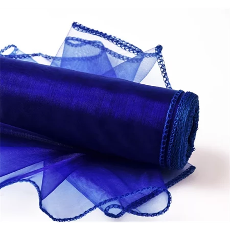 Díszkötöző szalag organza 20cmx8,2m királykék