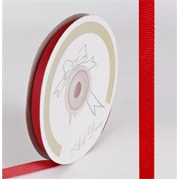 Díszkötöző szalag ripsz 6mm x 25m piros