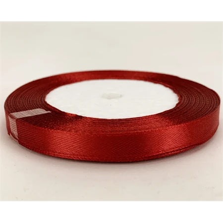 Díszkötöző szalag szatén 10mm x 22m bordó