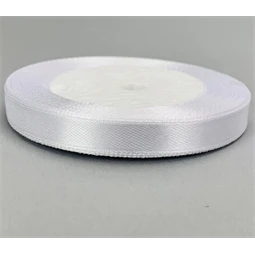Díszkötöző szalag szatén 10mm x 22m fehér