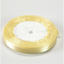 Díszkötöző szalag szatén 10mm x 22m krém
