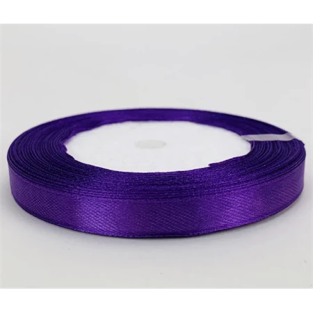 Díszkötöző szalag szatén 10mm x 22m sötétlila