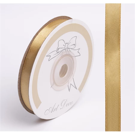 Díszkötöző szalag szatén 10mm x 25m arany