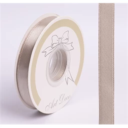 Díszkötöző szalag szatén 10mm x 25m vintage drapp