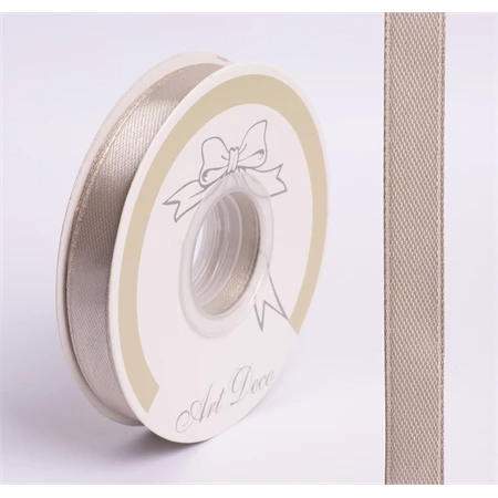 Díszkötöző szalag szatén 10mm x 25m vintage drapp