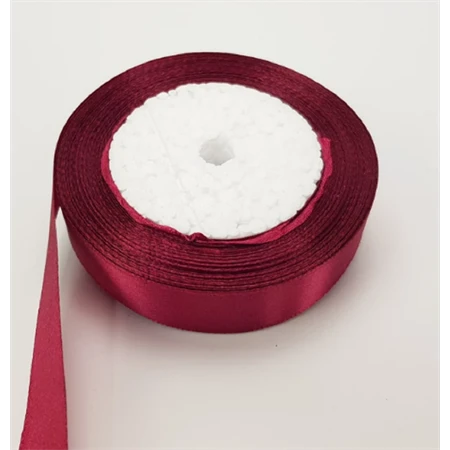Díszkötöző szalag szatén 20mm x 22m bordó