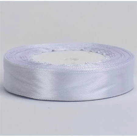 Díszkötöző szalag szatén 20mm x 22m fehér