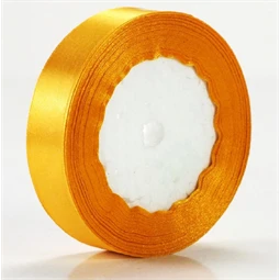 Díszkötöző szalag szatén 20mm x 22m narancs