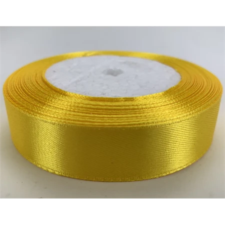 Díszkötöző szalag szatén 20mm x 22m sárga