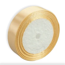 Díszkötöző szalag szatén 20mm x 22m vanília