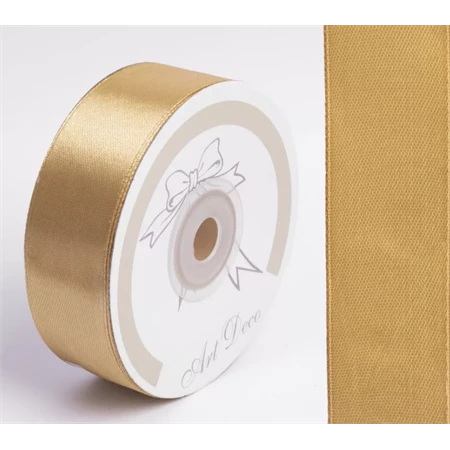 Díszkötöző szalag szatén 25mm x 25m arany