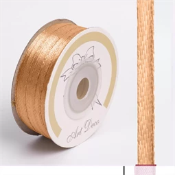 Díszkötöző szalag szatén 3mm x 50m copper