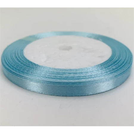 Díszkötöző szalag szatén 6mm x 22m babakék