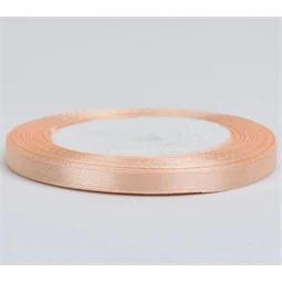Díszkötöző szalag szatén 6mm x 22m barack