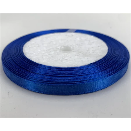 Díszkötöző szalag szatén 6mm x 22m királykék