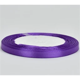 Díszkötöző szalag szatén 6mm x 22m sötétlila