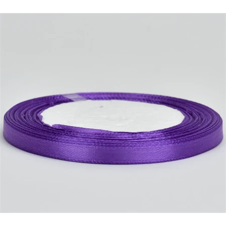 Díszkötöző szalag szatén 6mm x 22m sötétlila