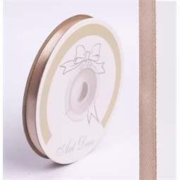 Díszkötöző szalag szatén 6mm x 25m rosegold