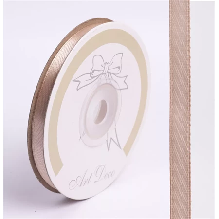 Díszkötöző szalag szatén 6mm x 25m rosegold