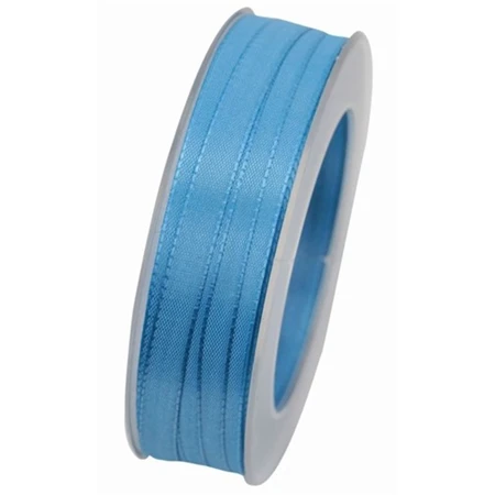 Díszkötöző szalag textil 10mm x 50m világoskék
