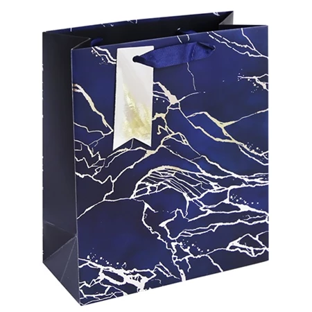 Dísztasak Clairefontaine/Eurowrap 21,5x25,3cm kék márvány