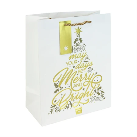 Dísztasak Clairefontaine/Eurowrap 26,5x33cm Merry & bright