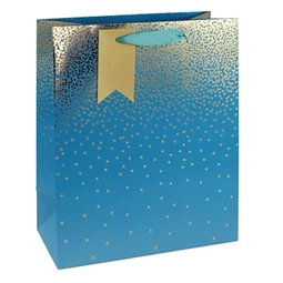 Dísztasak Clairefontaine/Eurowrap 26,5x33cm kék ombre
