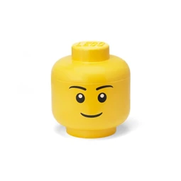 Doboz LEGO fej nagy Boy tárolódoboz 240 x 268 x 240 mm