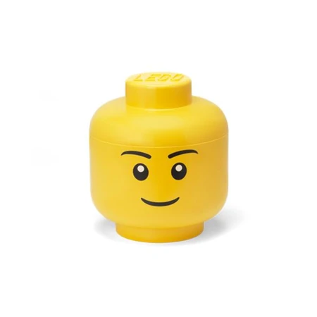 Doboz LEGO fej nagy Boy tárolódoboz 240 x 268 x 240 mm