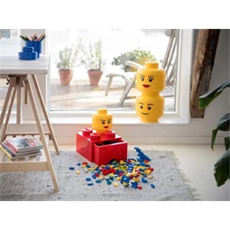Doboz LEGO fej nagy Boy tárolódoboz 240 x 268 x 240 mm