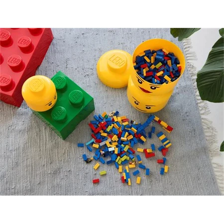 Doboz LEGO fej nagy Boy tárolódoboz 240 x 268 x 240 mm