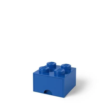Doboz LEGO fiókos, "Brick", kék tárolódoboz 250 x 180 x 250 mm