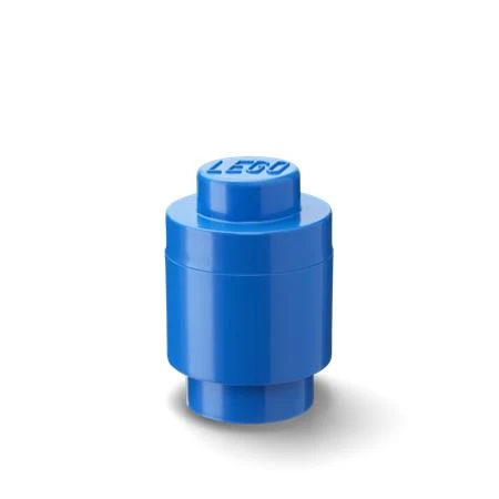 Doboz LEGO henger, kék Tárolódoboz 123 mm átmérő, 183 mm magasság
