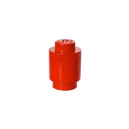 Doboz LEGO henger, piros tárolódoboz 123 mm átmérő, 183 mm magasság