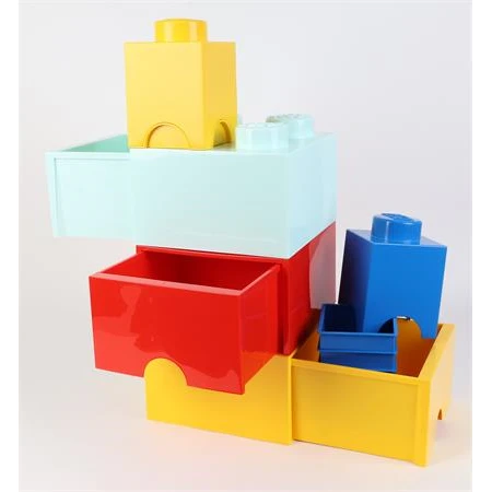 Doboz LEGO szögletes, kék 125 x 180 x 125 mm