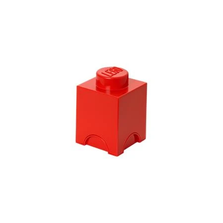 Doboz LEGO szögletes, piros tárolódoboz