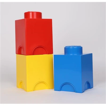 Doboz LEGO szögletes, piros tárolódoboz