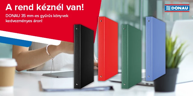 Donau gyűrűs könyv -10%