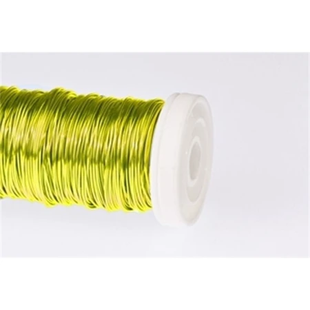 Drót 0,3mm sima 100gr sárga színű