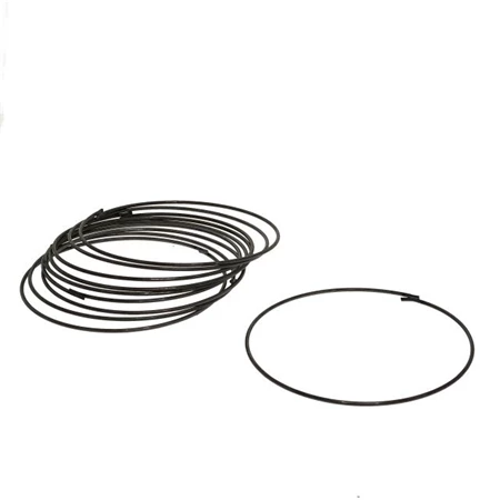 Drót kör alakú, 40cm, fekete (fém karika) 3mm vastag 1db