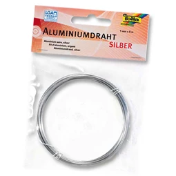 Drót huzal aluminium 1mm x 5m ezüst színű
